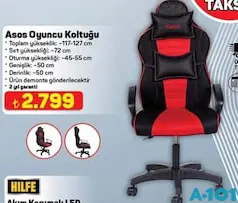 TÜRKSİT ASOS OYUNCU KOLTUĞU TÜRKSİT ASOS OYUNCU KOLTUĞU